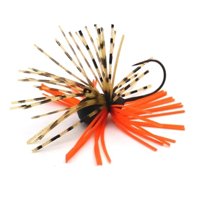 Fishing Lure Spinner - 1pcs 3.5g 5.2g Silicone Jig Head