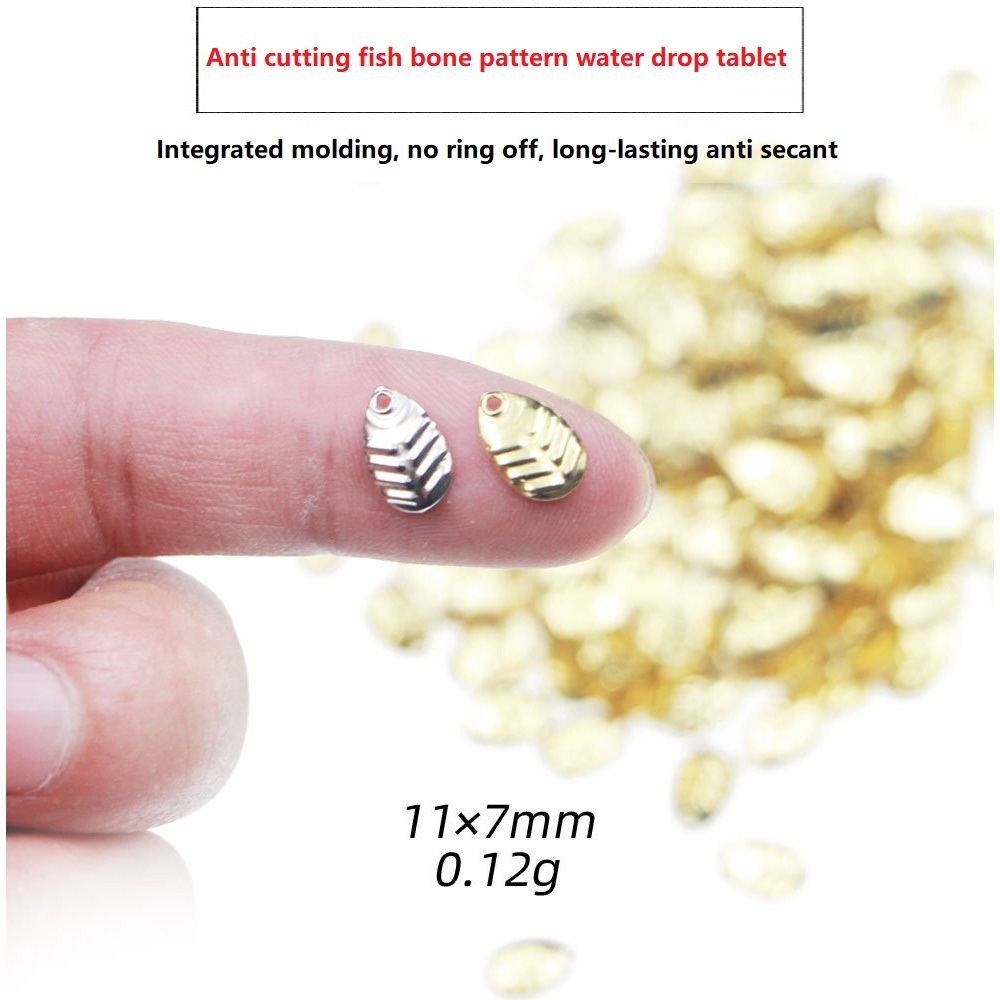 Fishing Lure Accessories - 50Pcs/lot DIY Fishing Spinner Sequin Rings