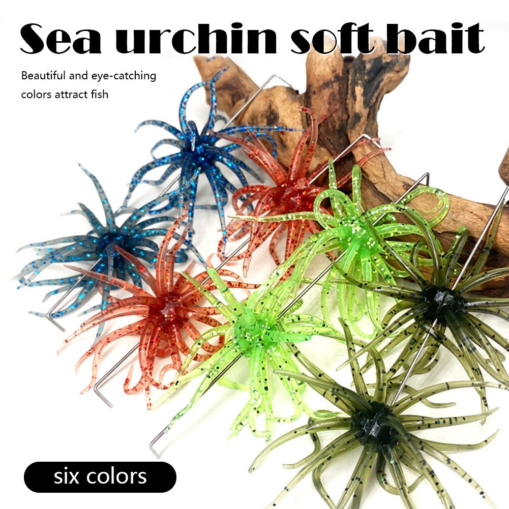 Fishing Lure Topwater - Floating TPR Sea Urchin Spiky Ball