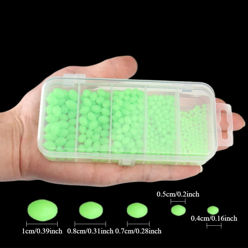 Ackibbik 375pcs/box Luminous F - Fishing Lure Soft Plastic ulasan dan harga