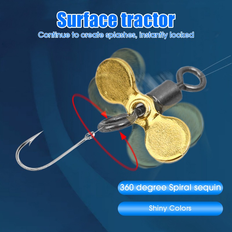 Plug Casting Fishing Propeller - Fishing Lure Blade Bait ulasan dan harga