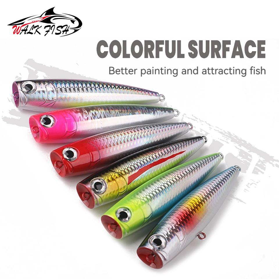WALK FISH 1Pcs 110mm 25g Float - Fishing Lure Popper ulasan dan harga