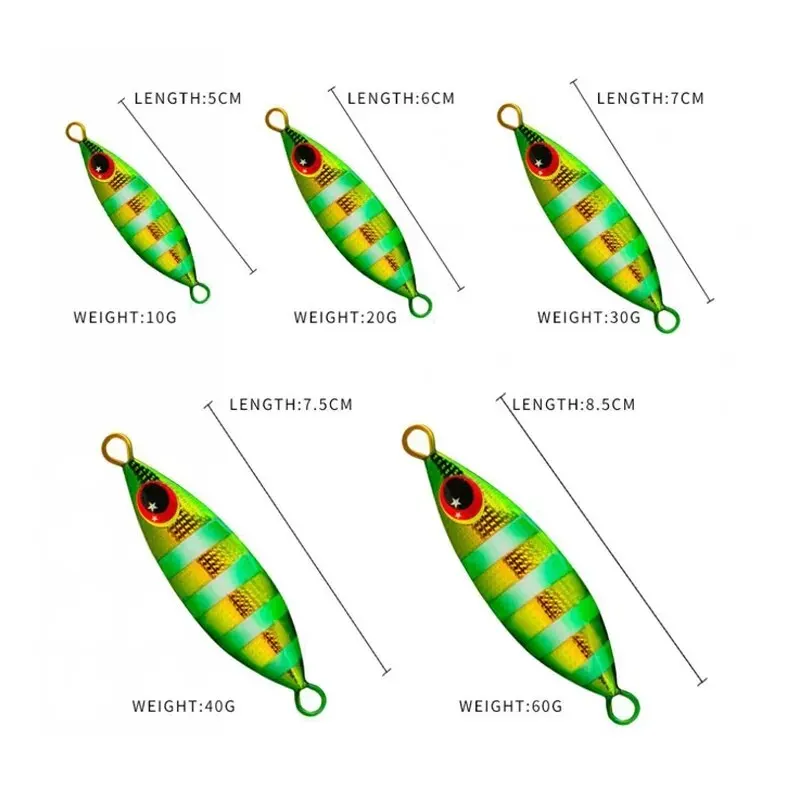 Inchiku Metal Jig Spoon Lure 6 - Fishing Lure Buzzbait ulasan dan harga