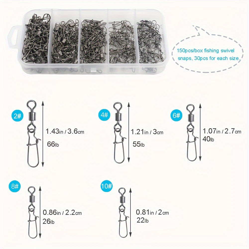 95/210 PCS Set Fishing Connect - Fishing Lure Accessories ulasan dan harga
