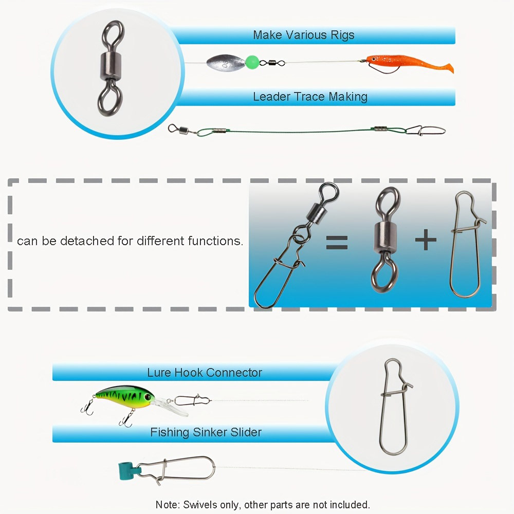 95/210 PCS Set Fishing Connect - Fishing Lure Accessories ulasan dan harga