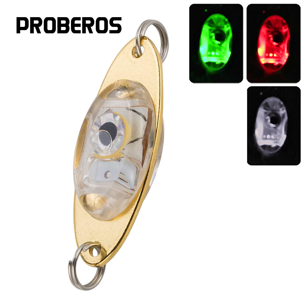 PRO BEROS LED Fishing Deep Dro - Fishing Lure Spoon ulasan dan harga