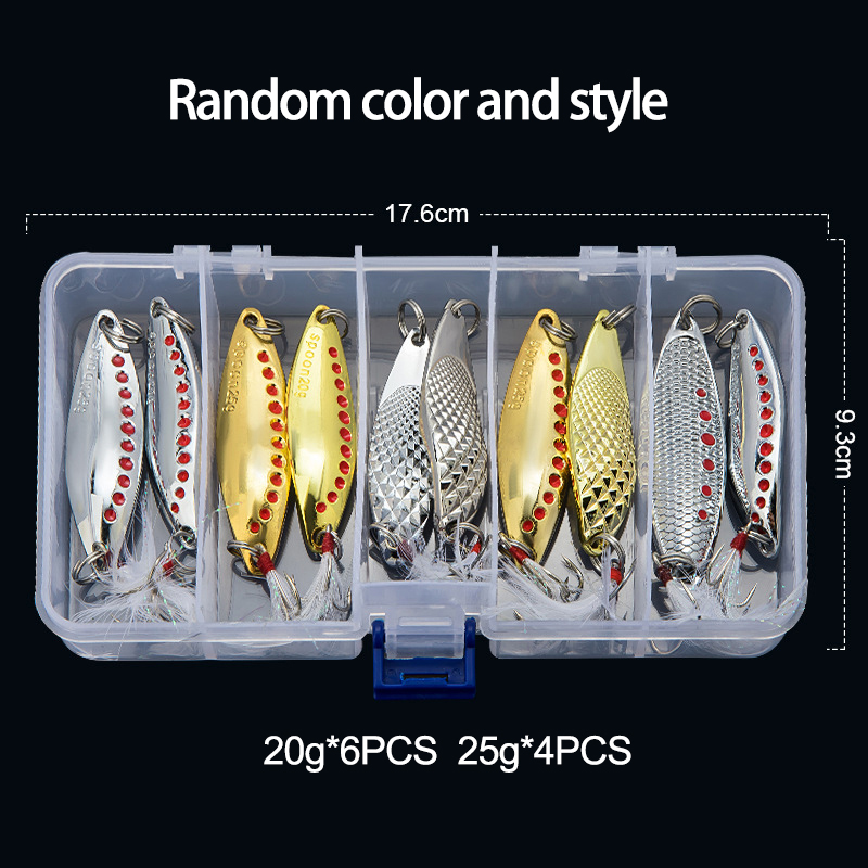 Metal Spoon Spinner Fishing Lu - Fishing Lure Spinnerbait ulasan dan harga
