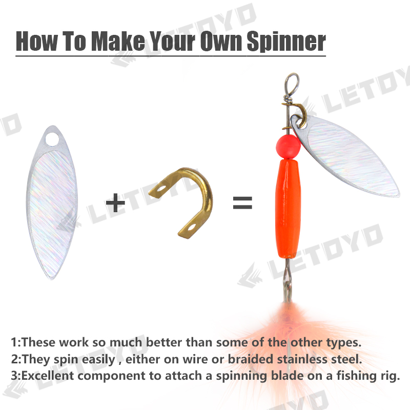 LETOYO 100pcs Folded Clevises  - Fishing Lure Kit ulasan dan harga