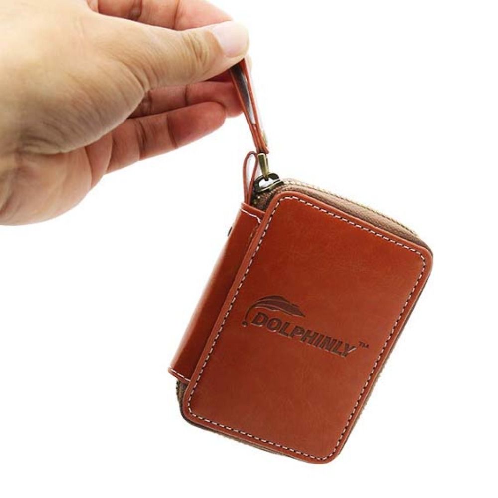 PU Leather Lure Wallet Bag Lur - Fishing Lure Spinner ulasan dan harga