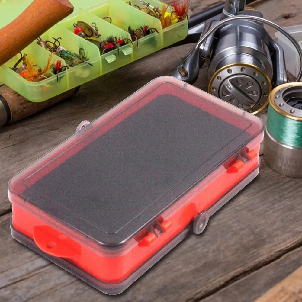 Portable Double Sided Split Ba - Fishing Lure Soft Plastic ulasan dan harga
