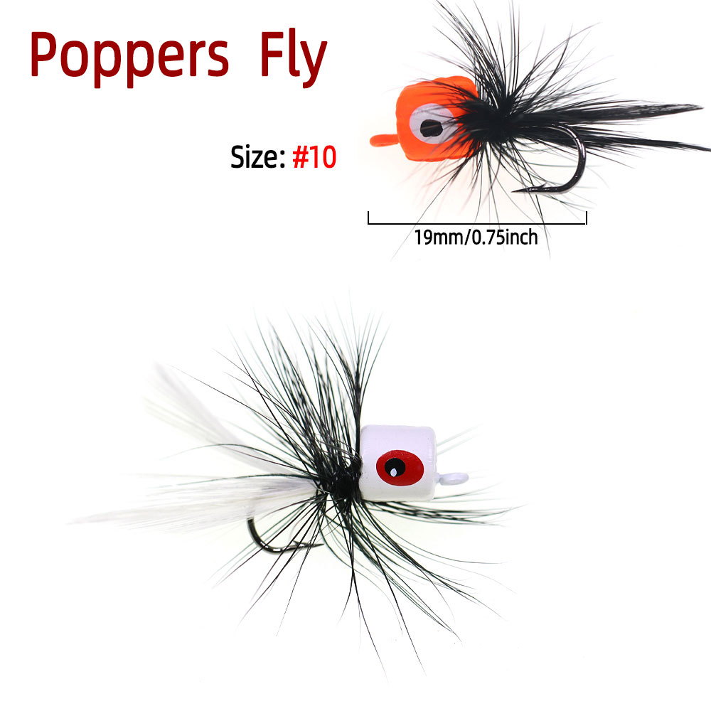 4pcs Size #10 Bass Panfish Pop - Fishing Lure Popper ulasan dan harga