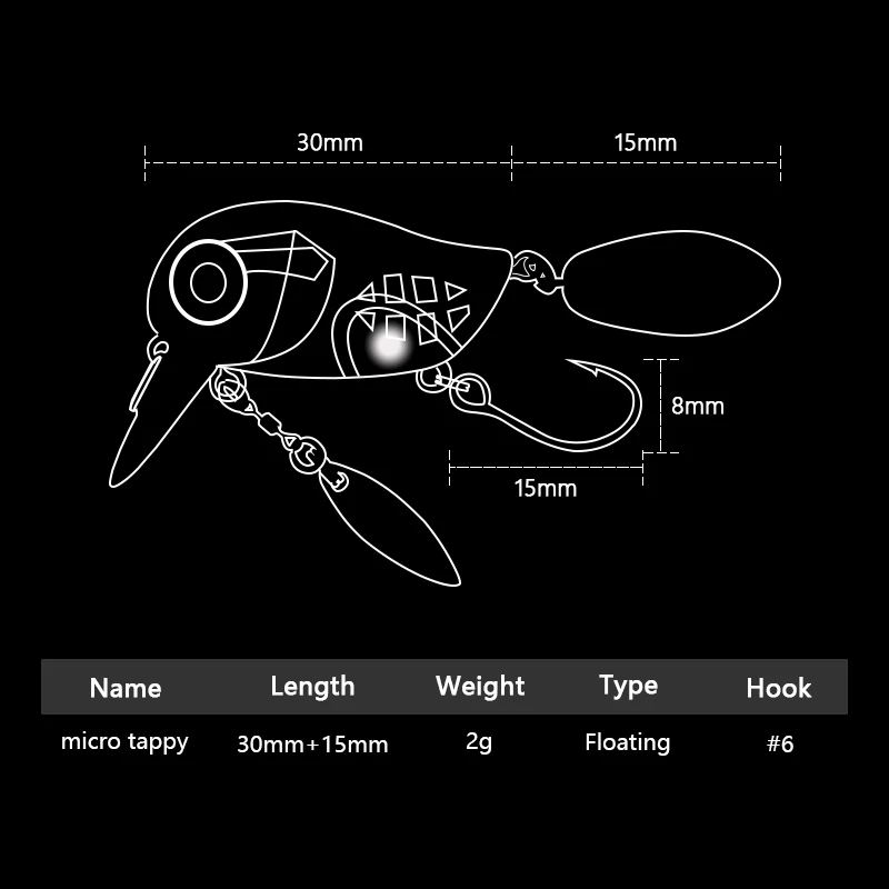 Floating Micro Crankbaits 30mm - Fishing Lure Topwater ulasan dan harga