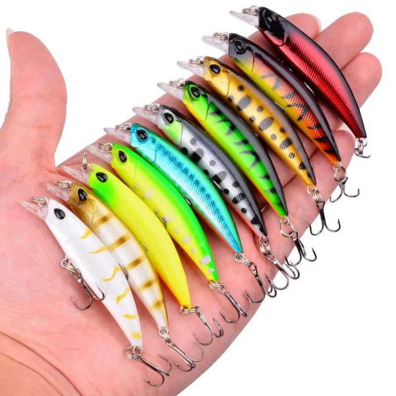 3/5/8PCS Random Fishing Lure S - Fishing Lure Jerkbait ulasan dan harga