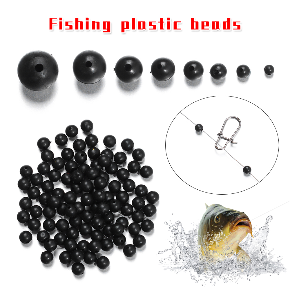 100pcs/lot Fishing Beads Space - Fishing Lure Soft Plastic ulasan dan harga