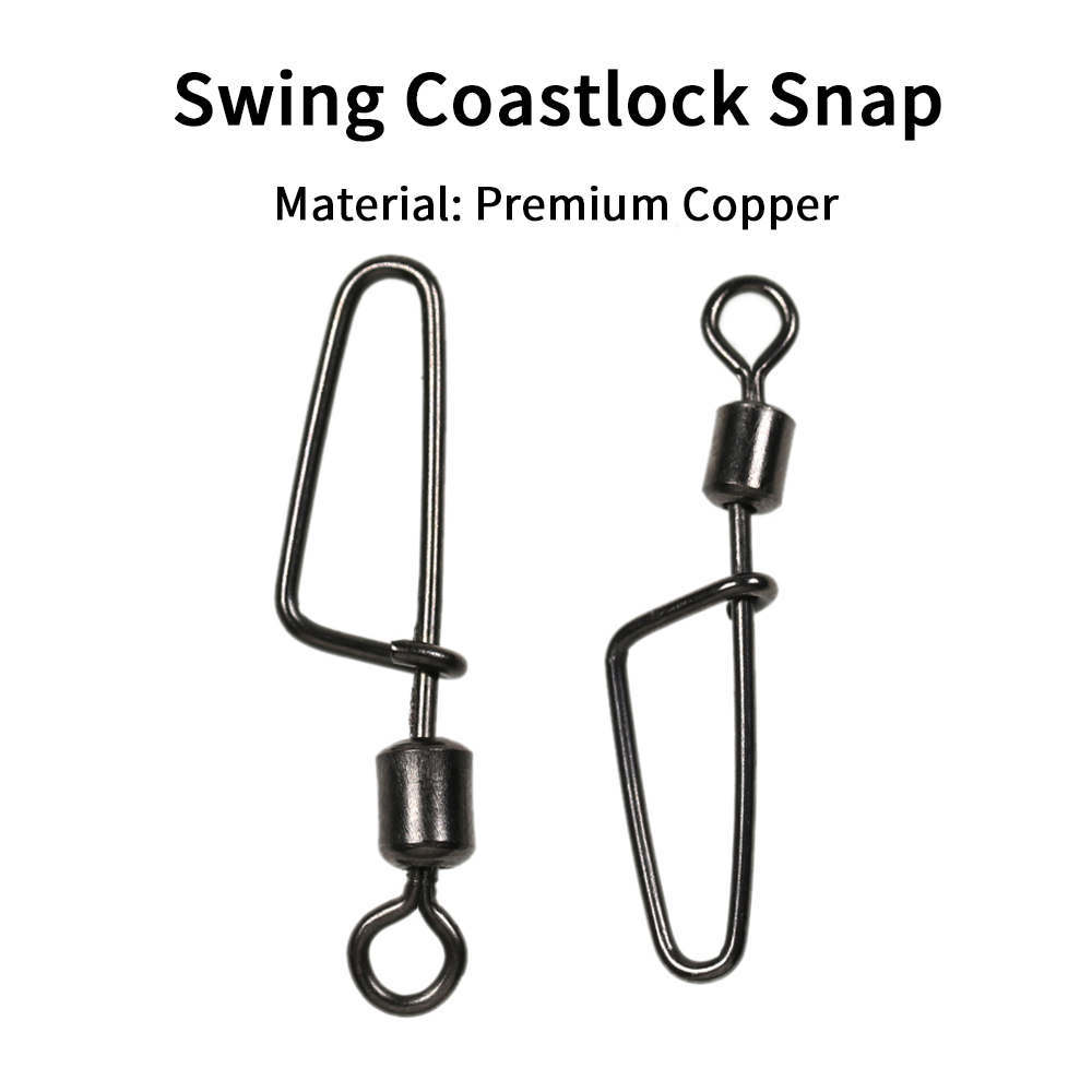 20PCS #12 -1/0 Rolling Swivel  - Fishing Lure Accessories ulasan dan harga