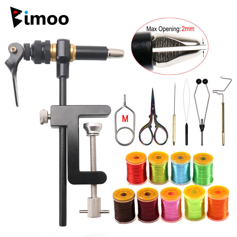 Bimoo 360° Rotation C-Clamp Fl - Fishing Lure Spinner ulasan dan harga
