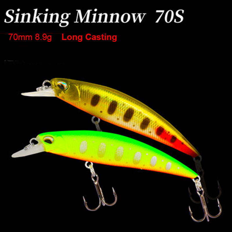 TSURINOYA Sinking Minnow Long  - Fishing Lure Jerkbait ulasan dan harga