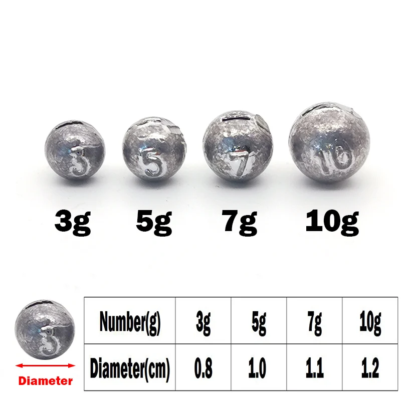 OUTKIT 10pcs/lot Lead Head Sin - Fishing Lure Accessories ulasan dan harga