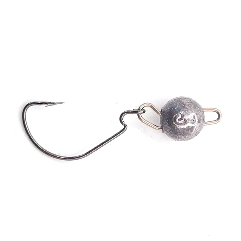 OUTKIT 10pcs/lot Lead Head Sin - Fishing Lure Accessories ulasan dan harga