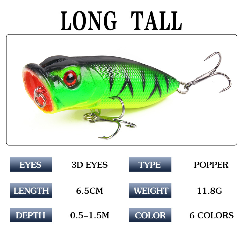 6pcs 6colors（opp bag）/5pcs 5co - Fishing Lure Popper ulasan dan harga