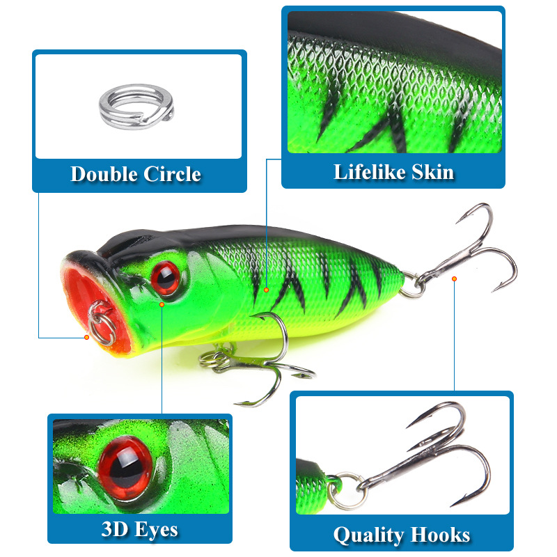 6pcs 6colors（opp bag）/5pcs 5co - Fishing Lure Popper ulasan dan harga