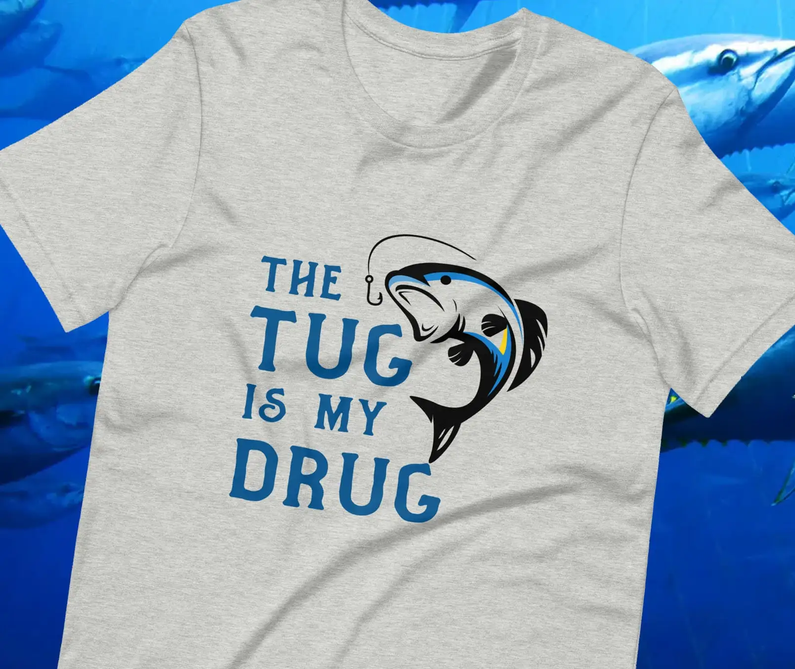 The Tug Is My Drug T Shirt Fis - Fishing Lure Box ulasan dan harga