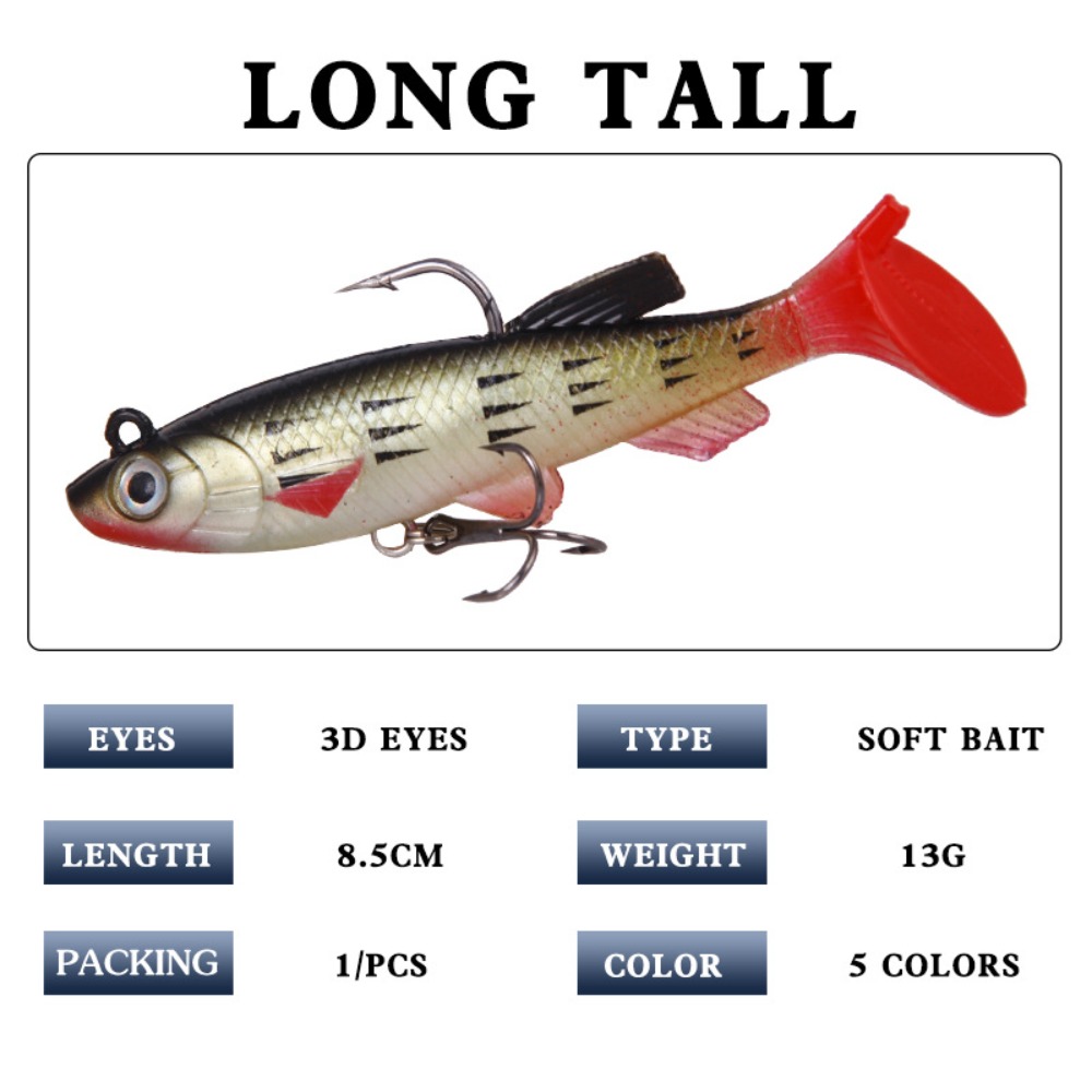 1pcs 5pcs  8.5cm 13g Soft Bait - Fishing Lure Popper ulasan dan harga