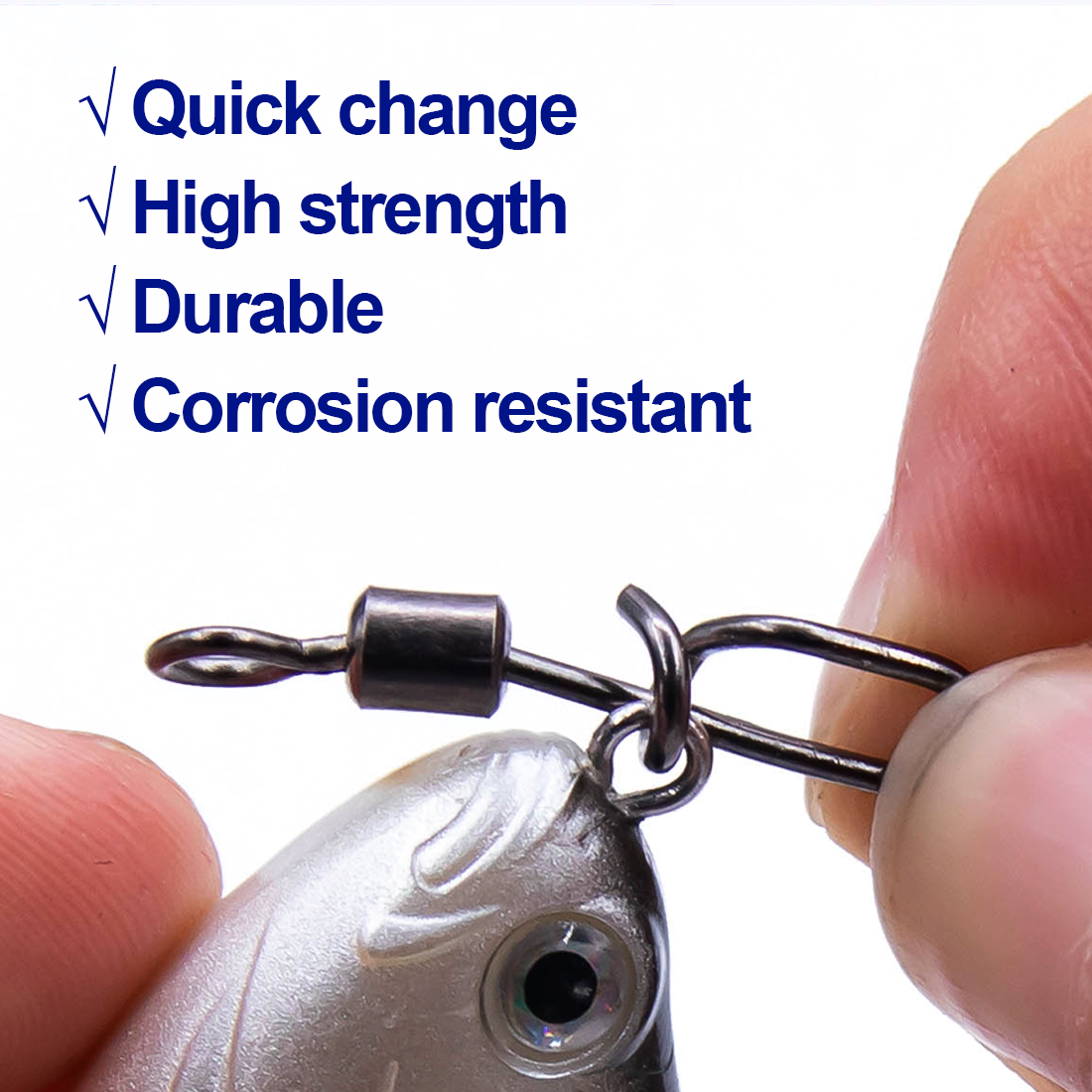 FishTrip Fishing Swivel Snap T - Fishing Lure Accessories ulasan dan harga