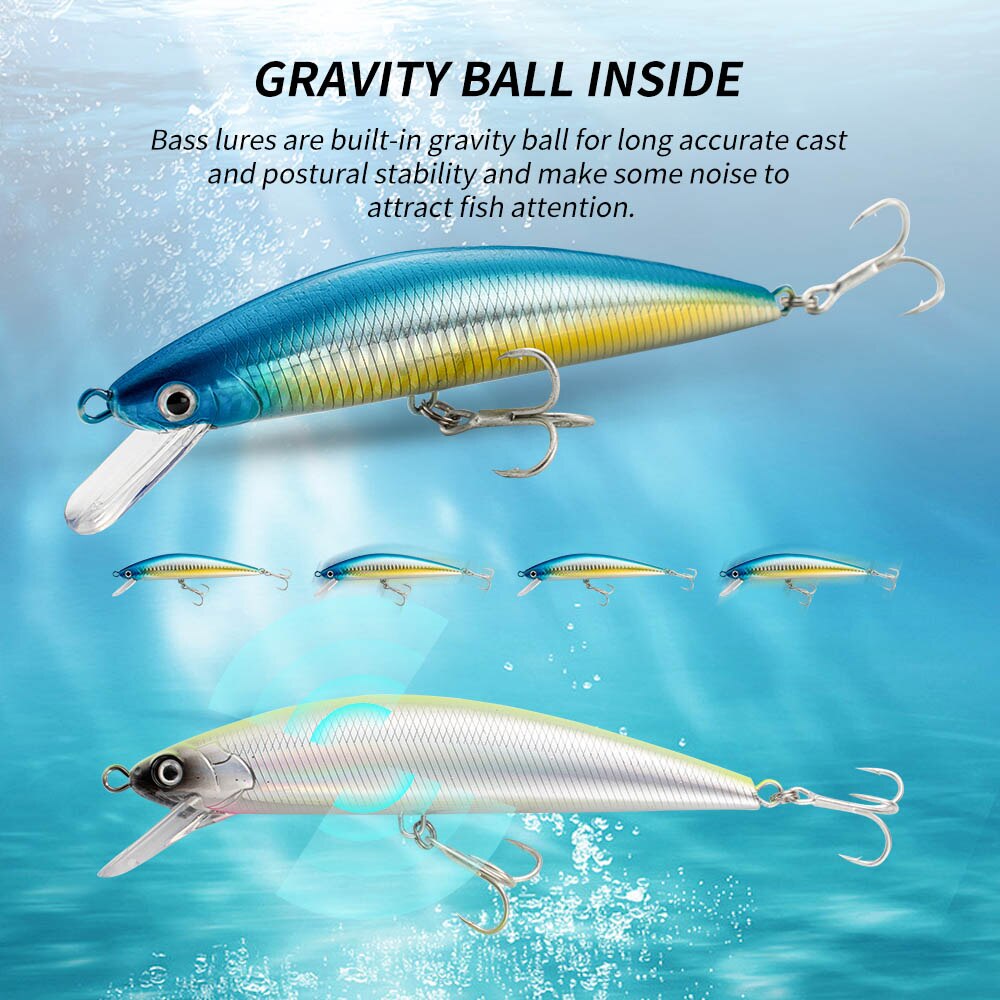 Fishing Lure Sinking Minnow 13 - Fishing Lure Crankbait ulasan dan harga
