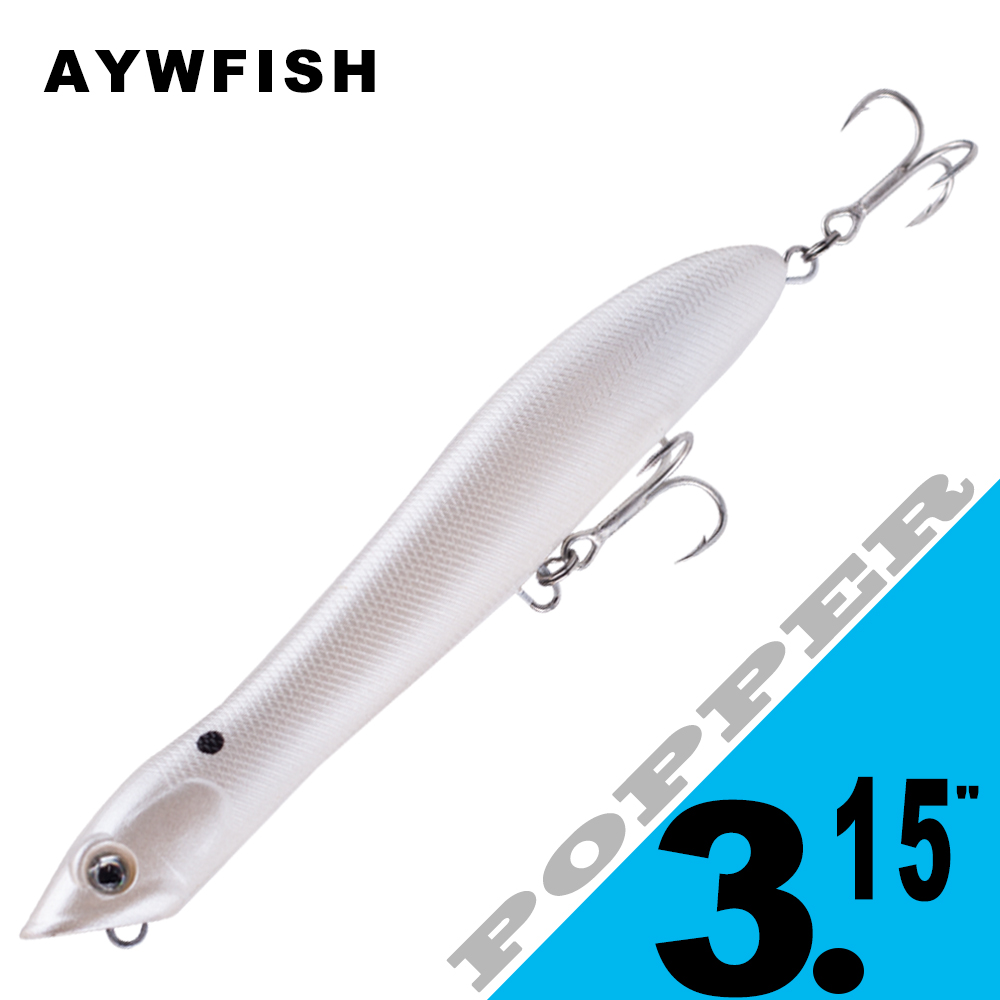 AYWFISH 8CM 6.2G Baby Popper F - Fishing Lure Popper ulasan dan harga