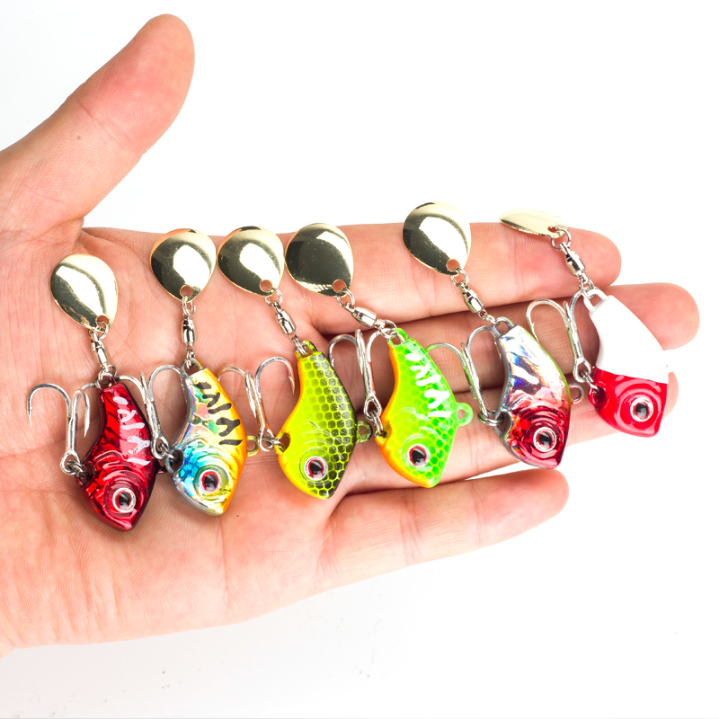 6PC 5g/7g/10g/14g/20g Rotating - Fishing Lure Spinnerbait ulasan dan harga