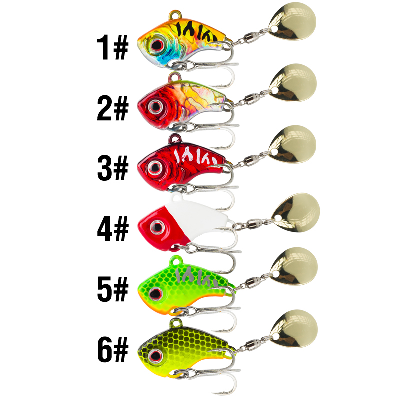 6PC 5g/7g/10g/14g/20g Rotating - Fishing Lure Spinnerbait ulasan dan harga