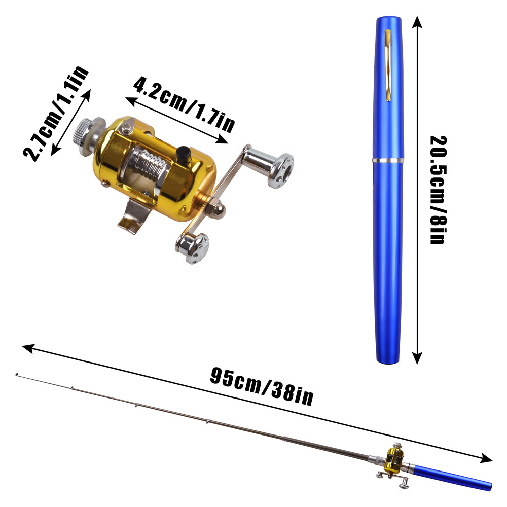 Mini ice fishing rod Combo wit - Fishing Lure Jig ulasan dan harga
