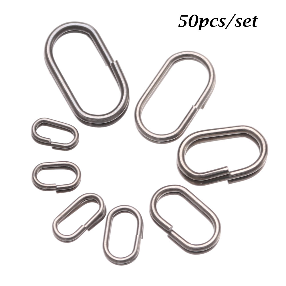 50 PCs/Lot 8/10/13/15/17/19mm  - Fishing Lure Accessories ulasan dan harga